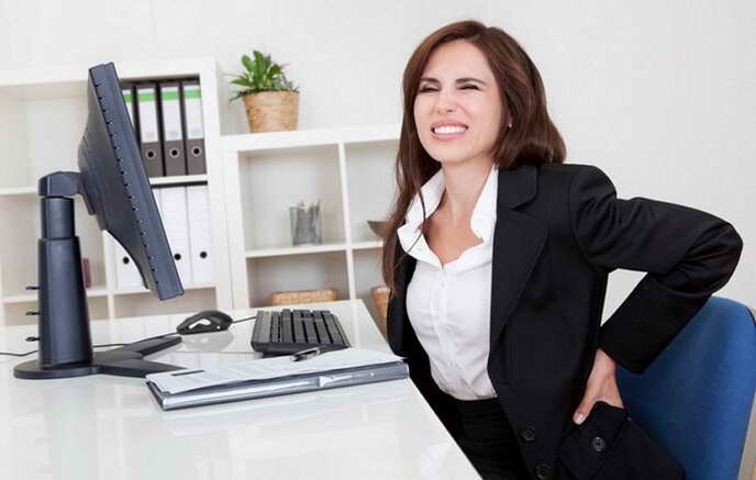 ból pleców z powodu osteochondrozy klatki piersiowej